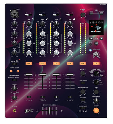 Pioneer DJ DJM 700 Skin Retro Bubble